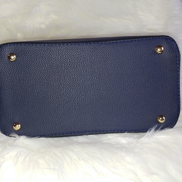 Faux Leather Bag Purple NWOT - Picture 3 of 5